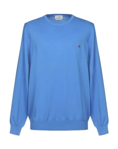 Brooksfield Sweaters In Sky Blue