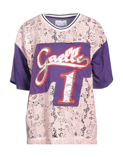 Gaelle Paris T-shirts In Purple