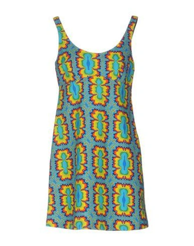 Jeremy Scott Short Dress In Azure