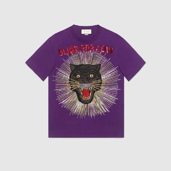 gucci panther t shirt