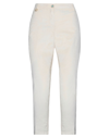 White Sand 88 Casual Pants In Ivory
