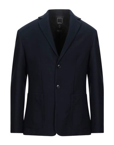 Hōsio Suit Jackets In Dark Blue