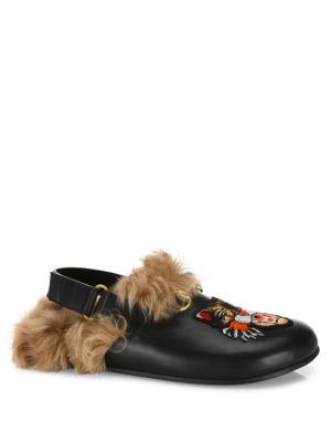 gucci slip on angry cat
