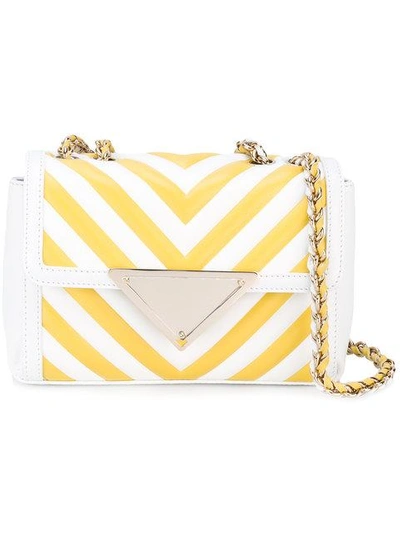 Sara Battaglia Elizabeth Shoulder Bag In White