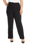 Vince Camuto Moss Crepe Trousers In Rich Black