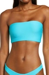 Seafolly Essential Tube Bikini Top In Sea Blue