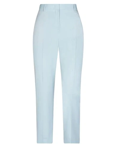Paul Smith Cropped Wool And Mohair-blend Tapered Pants In Blue
