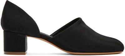 Mansur Gavriel Grosgrain D'orsay Pumps In Llack