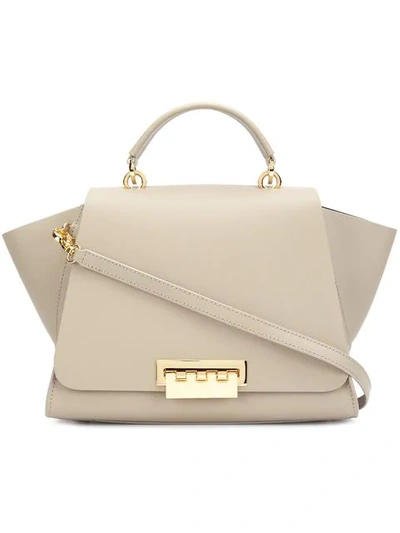 Zac Zac Posen Eartha Iconic Soft Top Handle Satchel In Neutrals