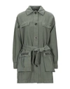 Mason's Overcoats In Military Green