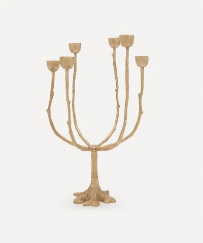 Doing Goods Misty Multi Candlestick Holder In Gold