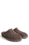 Haflinger As Wool Slipper In Smokey Brown