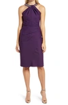 Alex Evenings Embellished Dress In Summer Plum