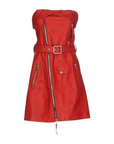 Ben Taverniti Unravel Project Short Dress In Red