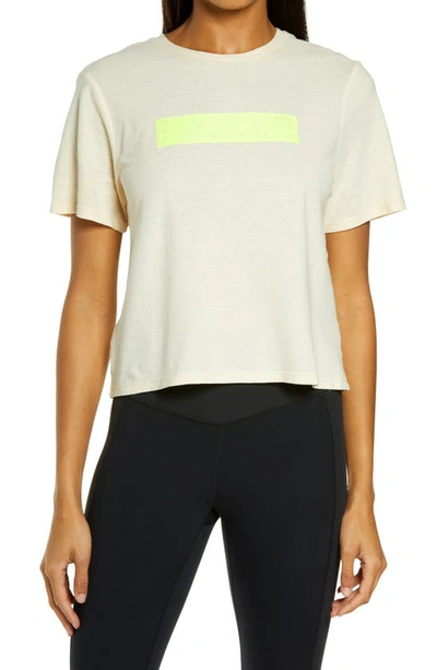 P.e Nation Retriever Graphic Cropped Tee In Pearled Ivory Owtm