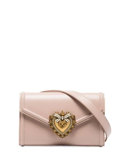 Dolce & Gabbana Devotion Belt Bag In Pink