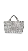 Naghedi St. Barths Medium Woven Tote In Reflect