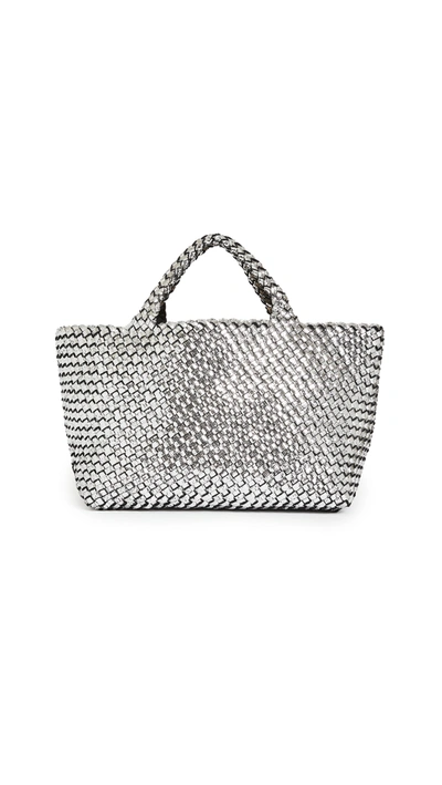 Naghedi St. Barths Medium Woven Tote In Reflect