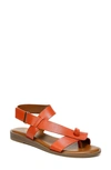 Franco Sarto Glenni Genuine Calf Hair Sandal In Terracotta Leather