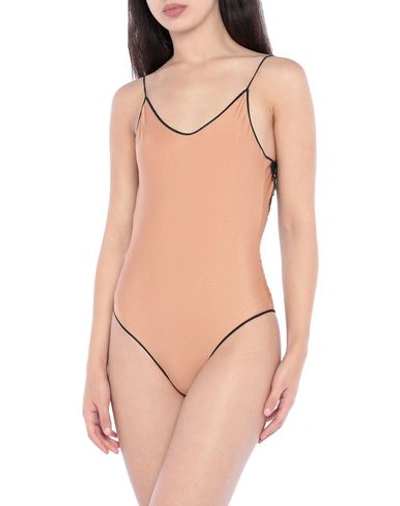 Oseree One-piece Swimsuits In Pale Pink
