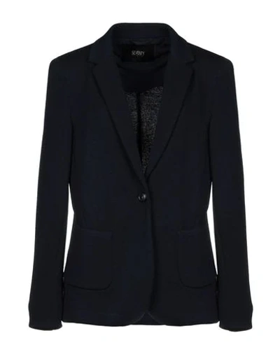 Seventy Sergio Tegon Suit Jackets In Dark Blue