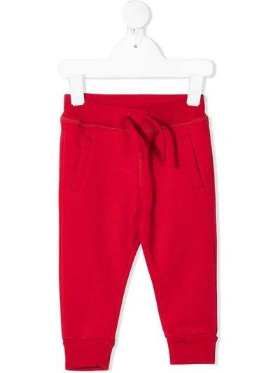 Dsquared2 Red Sweatpants For Babyboy