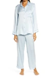 Papinelle Silk Pajamas In Pale Blue
