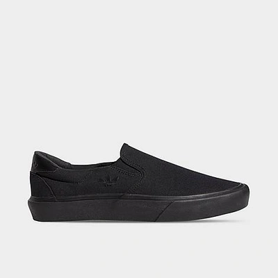 Adidas Originals Adidas Men's Originals Court Rallye Slip-on Casual Shoes In Black/black/black