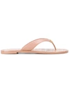 Tory Burch Monroe Thong Sandals In Pink