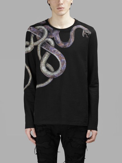 balmain snake t shirt