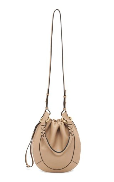 Ulla Johnson Hilma Leather Bucket Bag In Neutral