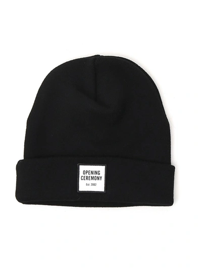 Opening Ceremony Knitted Hat In Black