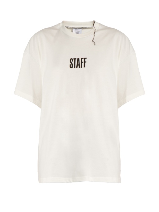 vetements t shirt staff