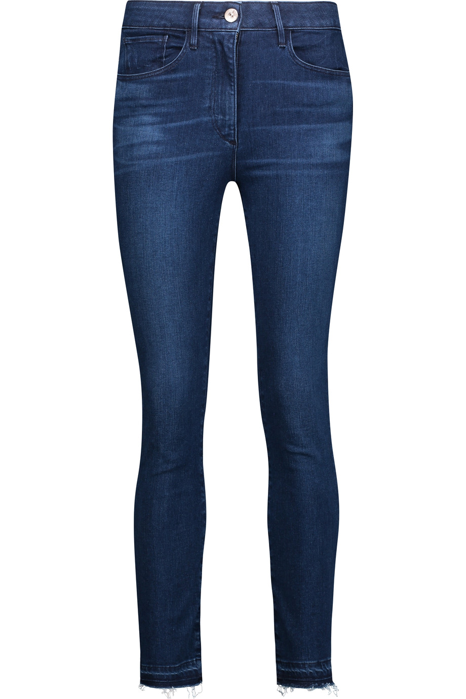 3x1 W3 Mid-rise Frayed Skinny Jeans | ModeSens