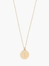 Kate Spade L Mini Pendant In Gold