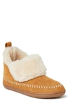 Dearfoams Moritz Faux Fur Lined Bootie Slipper In Whiskey