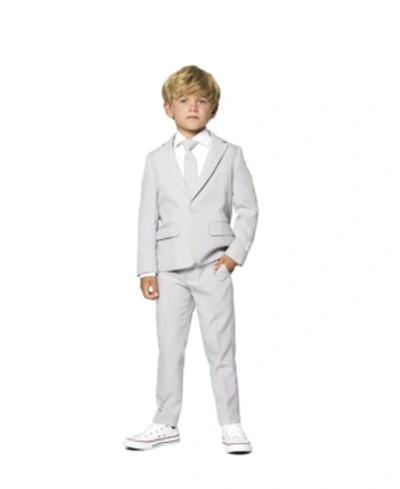 Opposuits Kids' Toddler Boys Groovy Solid Suit In Grey