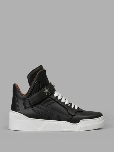 Givenchy Mid Sneaker With Stars In Black