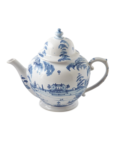 Juliska Country Estate Tea Pot In Blue