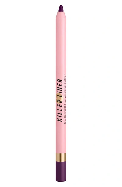 Too Faced Killer Liner 36 Hour Waterproof Gel Eyeliner Killer Queen 0.04 oz In Killer Queen - Deep Plum