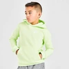 Nike Kids' Club Pullover Hoodie In Limice/white