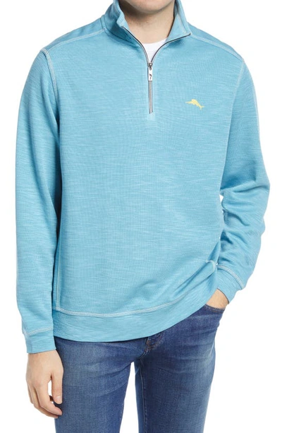 Tommy Bahama Tobago Bay Half Zip Pullover In Delphinium