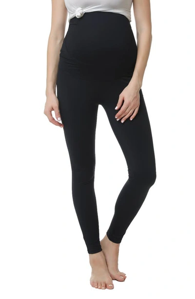 Kimi And Kai Max Belly Support Maternity Leggings In Black