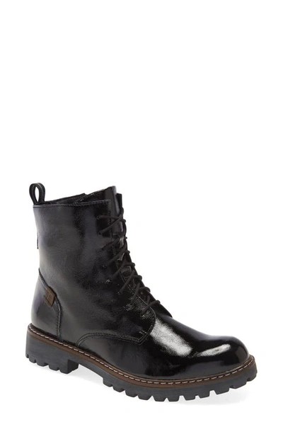 Josef Seibel Marta 02 Boot In Black Patent Leather