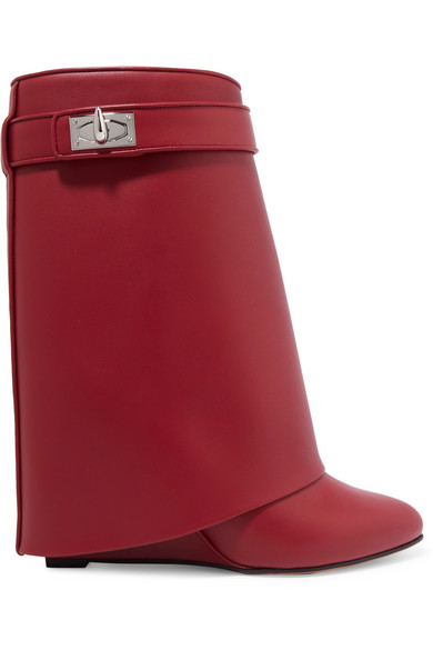 red givenchy shark boots