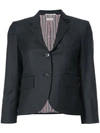 Thom Browne Single-breasted Sport Coat In Grey