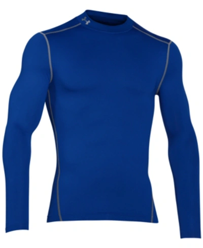 Under Armour Men's Coldgear Armour Compression Mock In Royal
