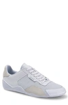 Lacoste Hapona Low Top Sneaker In White/ Navy