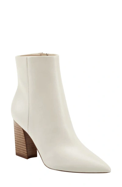 Marc Fisher Ltd Umika Bootie In White Swan Leather