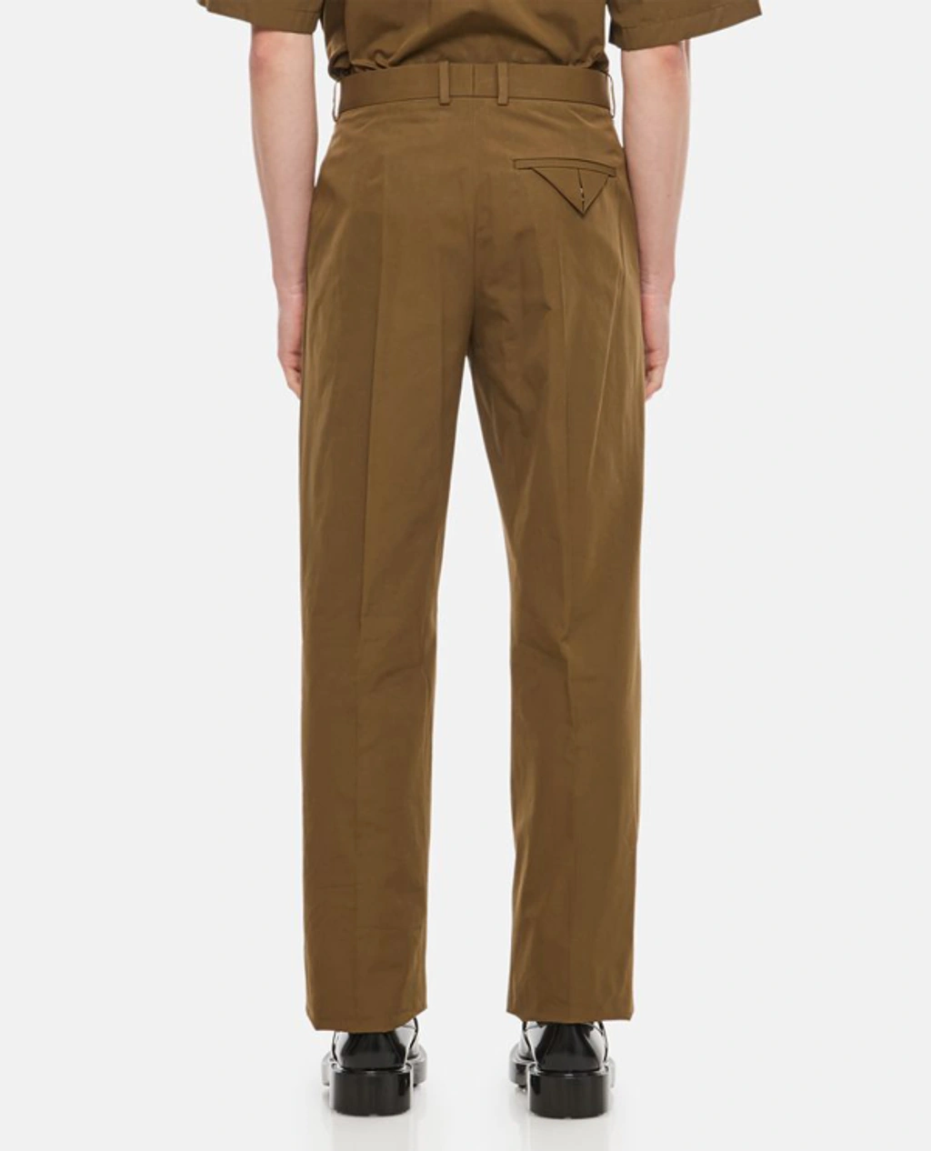 Bottega Veneta Cotton Pants In Beige | ModeSens